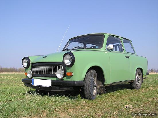 Trabant im Halbprofil
